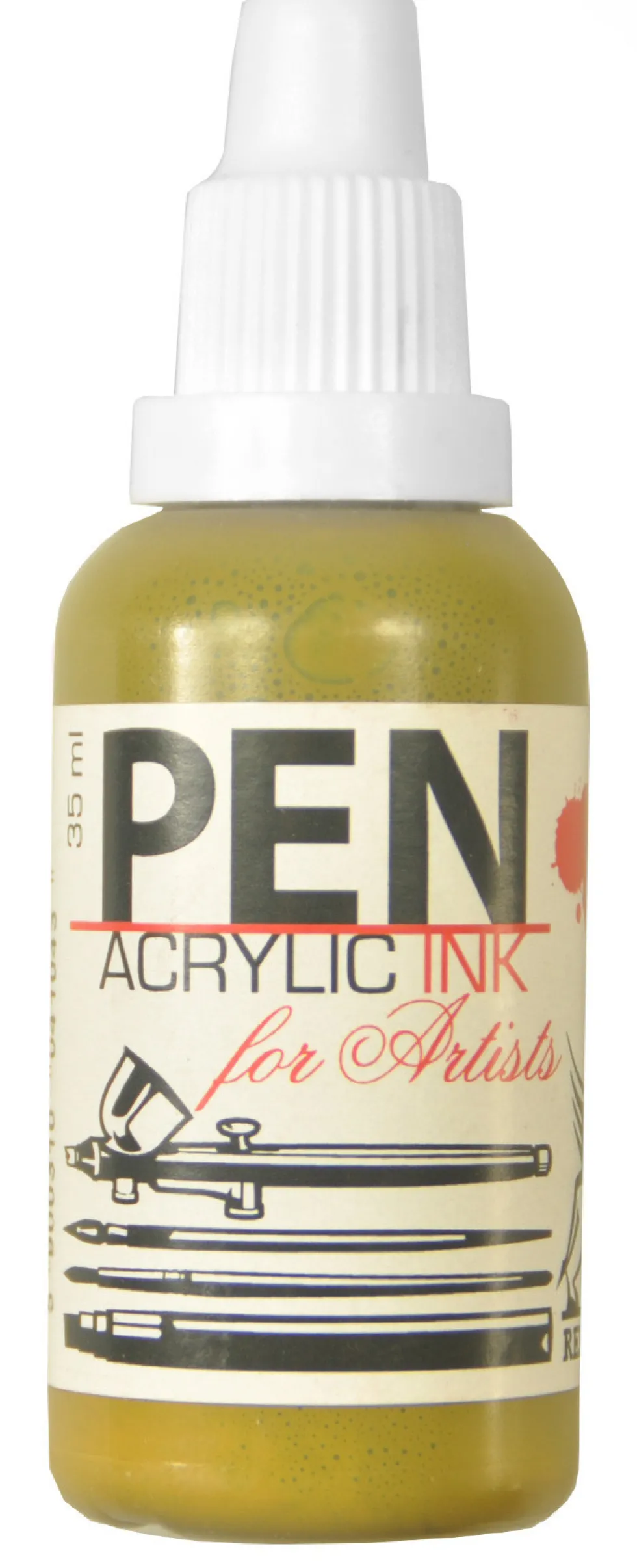 Tusz akrylowy - Renesans - ugier zielony, 35 ml