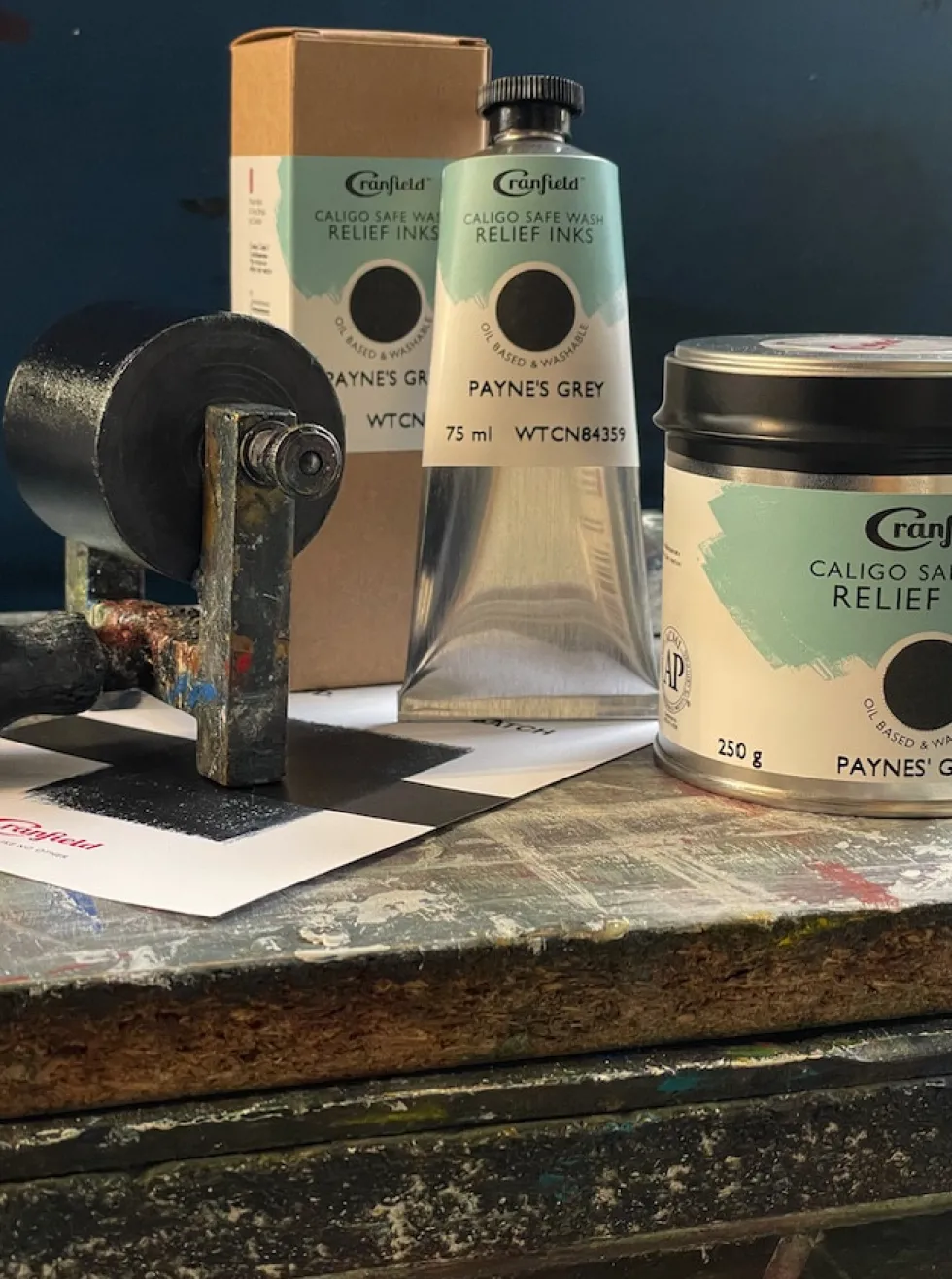 Tusz Caligo Safe Wash Relief - Cranfield - Carbazole Violet 75 ml