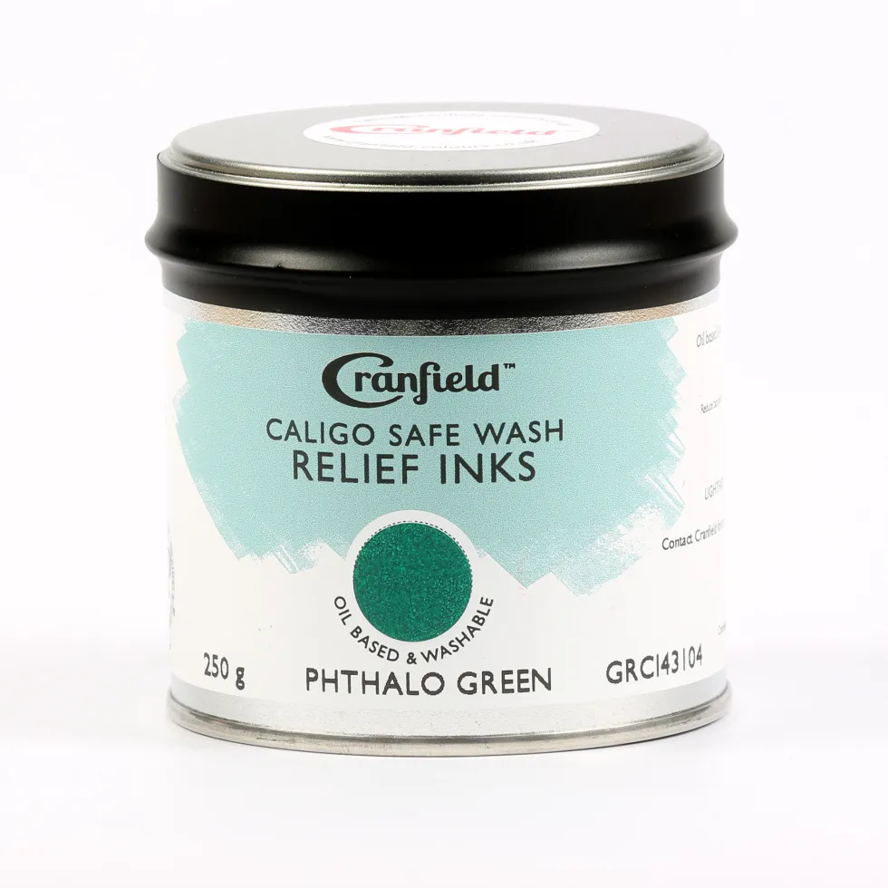 Tusz Caligo Safe Wash Relief - Cranfield - Phthalo Green 250 g