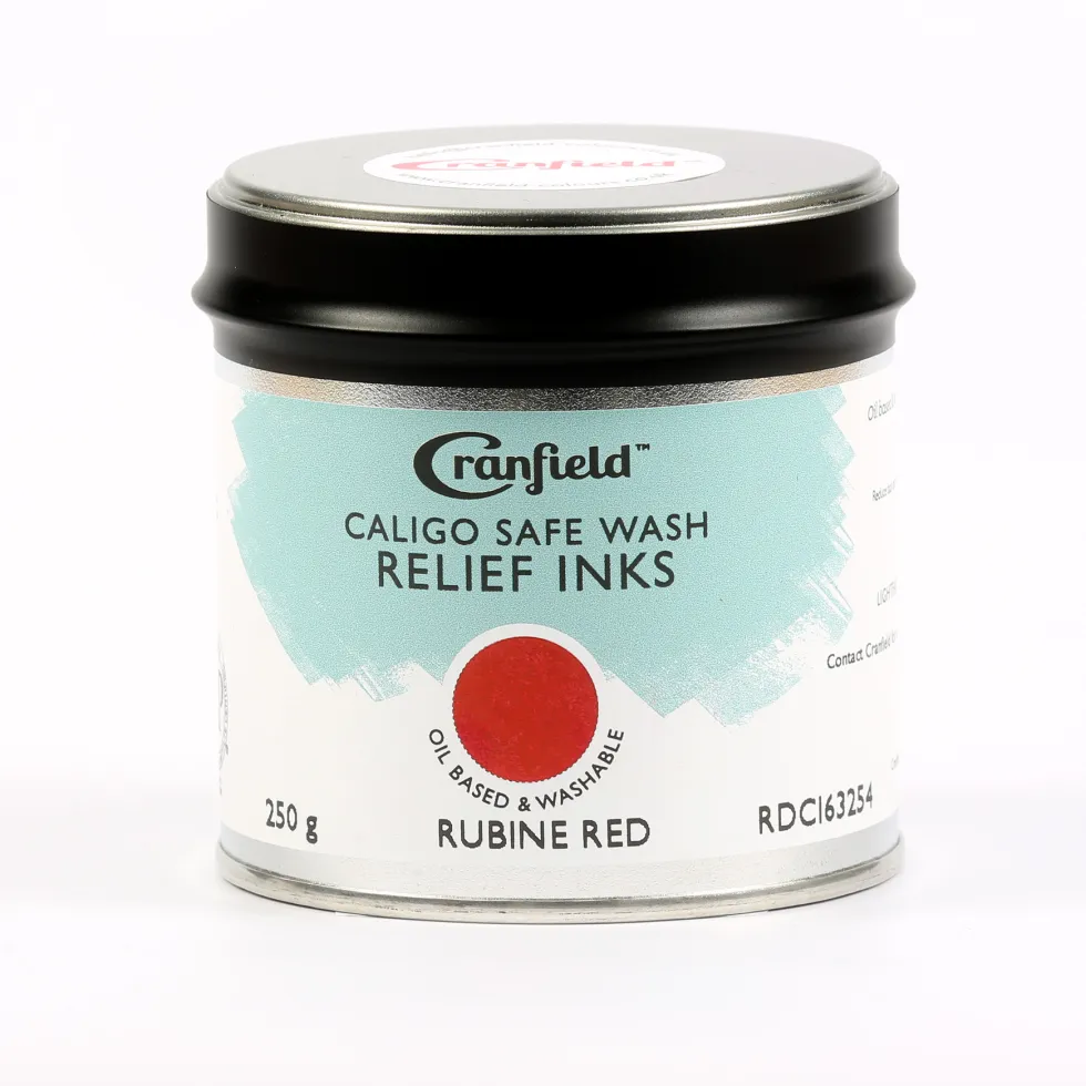 Tusz Caligo Safe Wash Relief - Cranfield - Rubine Red 250 g