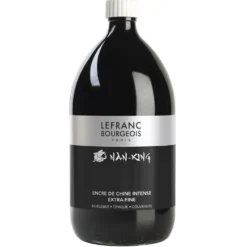 Tusz chiński Nan-King - Lefranc & Bourgeois - czarny, 1l