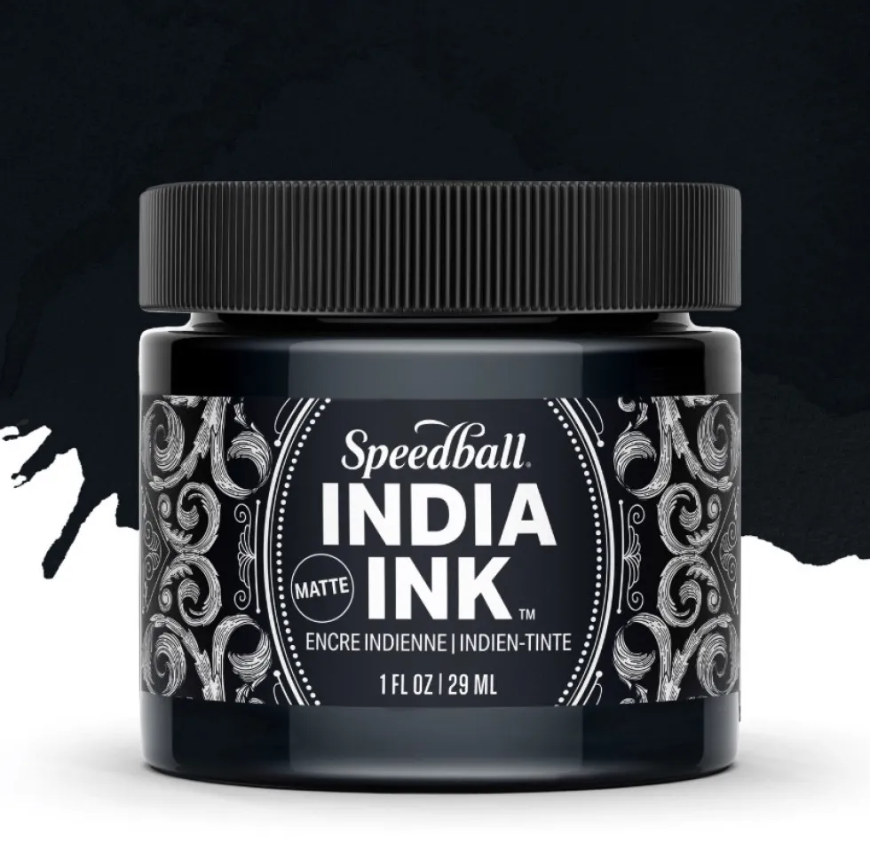 Tusz do kaligrafii India Ink - Speedball - Black Velvet 29 ml