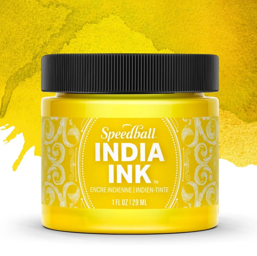 Tusz do kaligrafii India Ink - Speedball - Canary 29 ml
