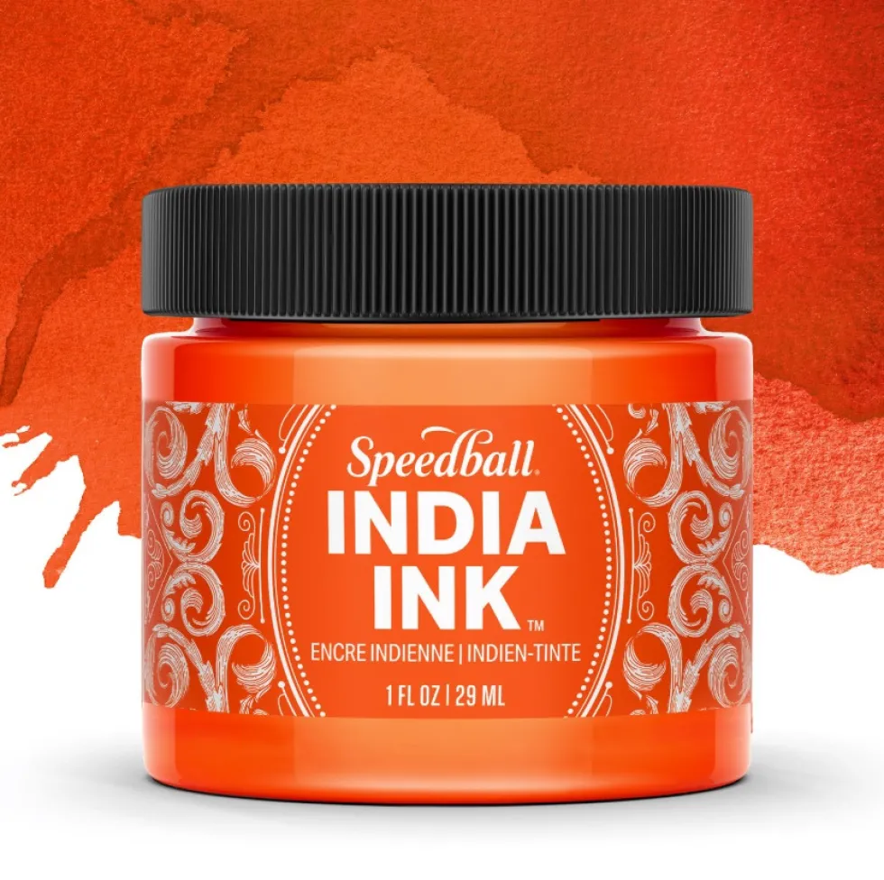 Tusz do kaligrafii India Ink - Speedball - Citrine 29 ml