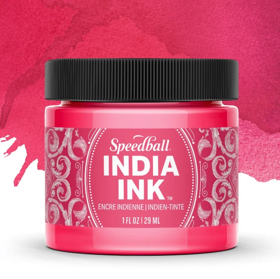 Tusz do kaligrafii India Ink - Speedball - Pink Tourmaline 29 ml