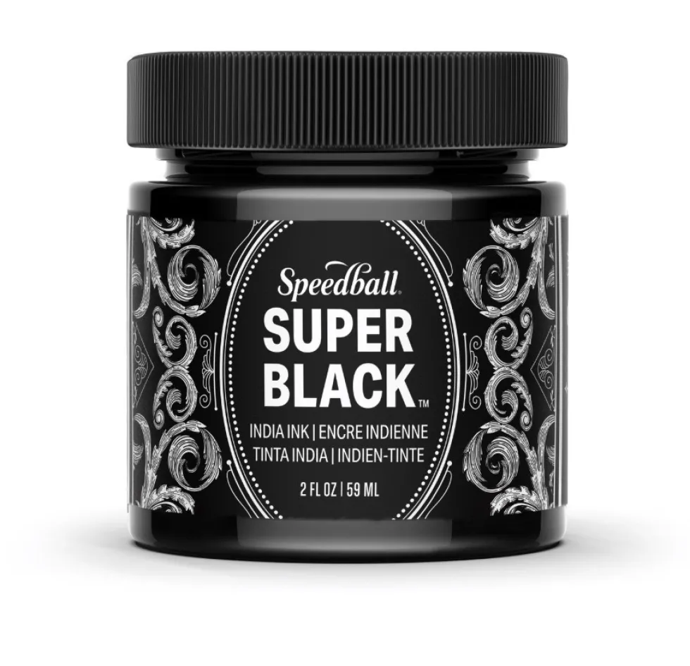 Tusz do kaligrafii India Ink - Speedball - Super Black 59 ml