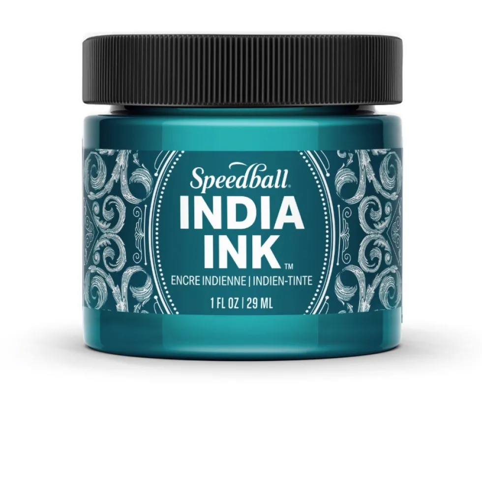 Tusz do kaligrafii India Ink - Speedball - Teal Agate 29 ml