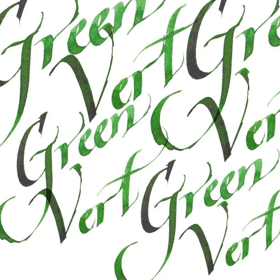 Tusz do kaligrafii - Winsor & Newton - green, 30 ml