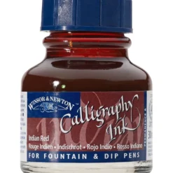 Tusz do kaligrafii - Winsor & Newton - indian red, 30 ml