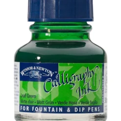 Tusz do kaligrafii - Winsor & Newton - leaf green, 30 ml