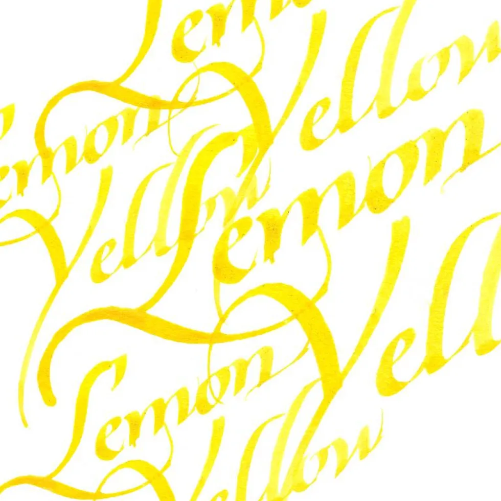 Tusz do kaligrafii - Winsor & Newton - lemon yellow, 30 ml