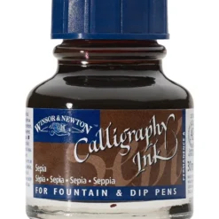 Tusz do kaligrafii - Winsor & Newton - sepia, 30 ml