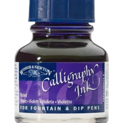 Tusz do kaligrafii - Winsor & Newton - violet, 30 ml