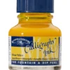 Tusz do kaligrafii - Winsor & Newton - winsor yellow, 30 ml