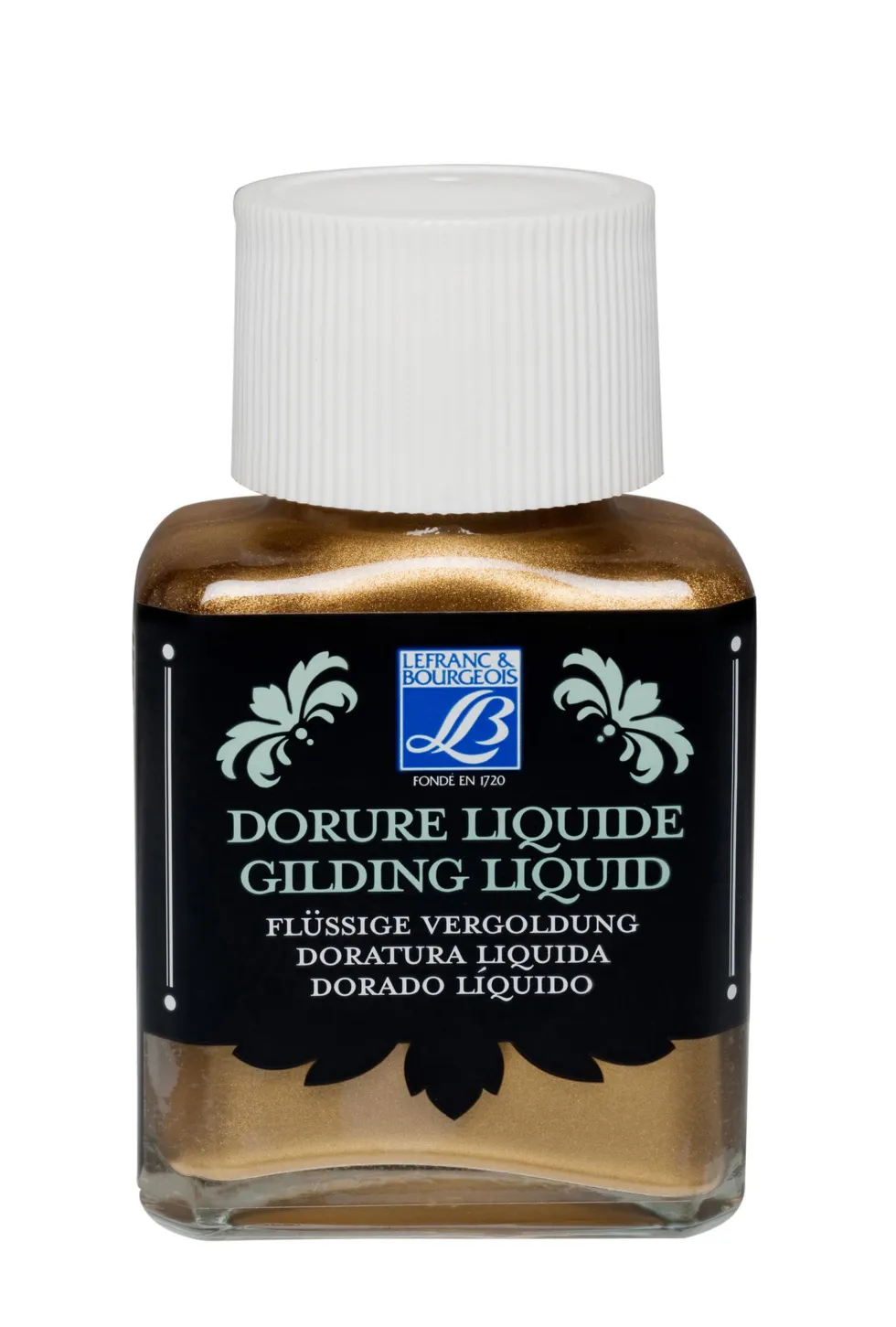 Tusz pozłotniczy Gilding Liquid - Lefranc & Bourgeois - Pale Gold, 75 ml