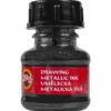 Tusz rysunkowy metaliczny Art Metalik - Koh-I-Noor - czarny, 20 g