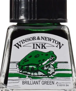 Tusz rysunkowy - Winsor & Newton - Brilliant Green, 14 ml