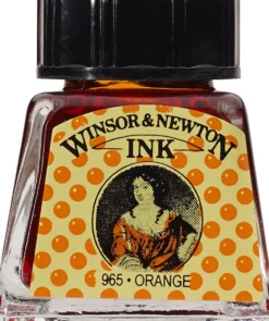 Tusz rysunkowy - Winsor & Newton - Orange, 14 ml