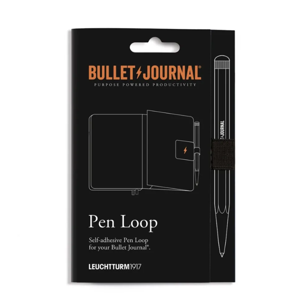 Uchwyt Pen Loop Bullet Journal na długopis - Leuchtturm1917 - Black