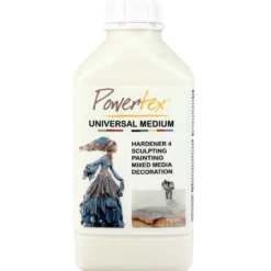 Utwardzacz do tkanin Universal Medium - Powertex - Ivory, 1 kg