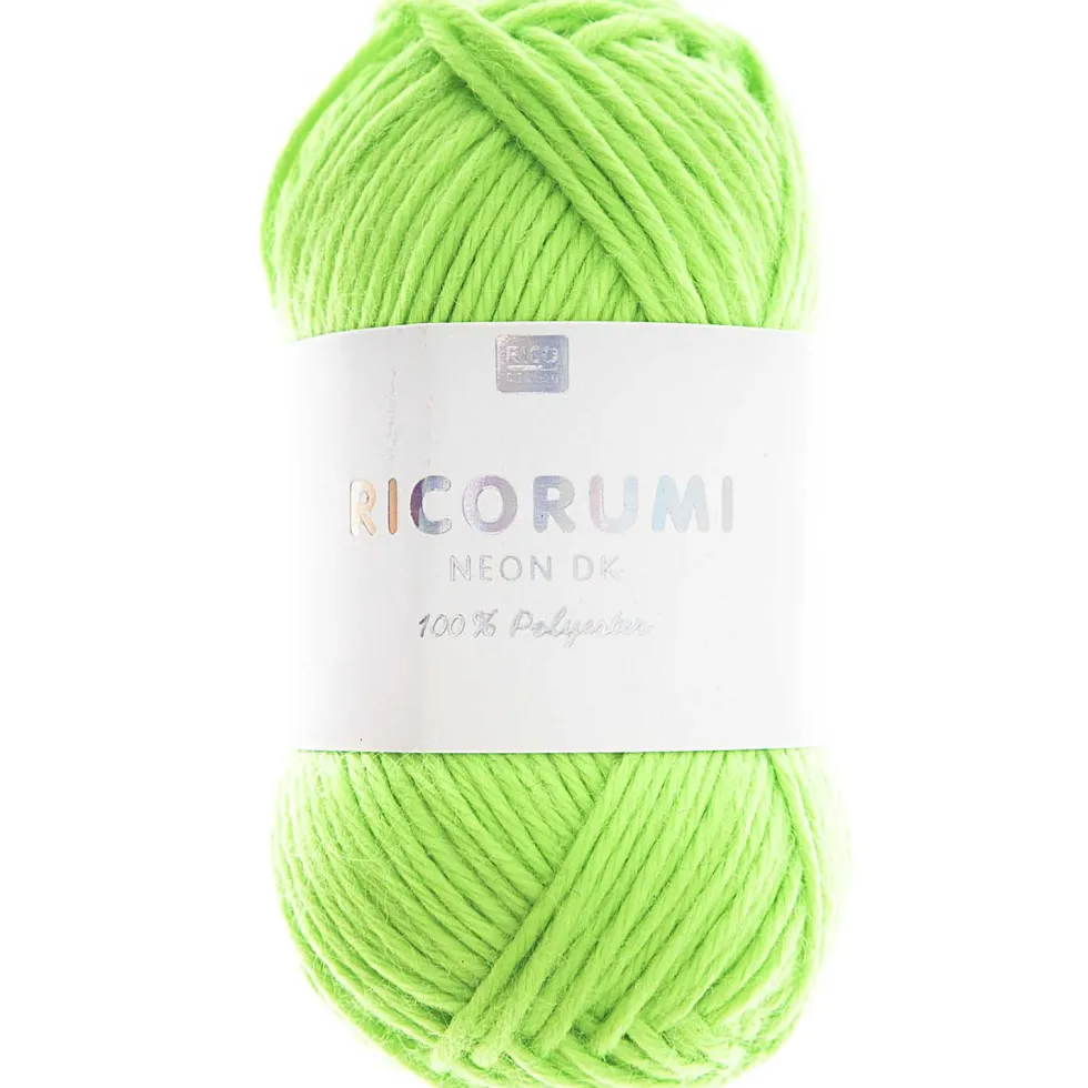Włóczka akrylowa Ricorumi Neon DK - Rico Design - Green, 25 g