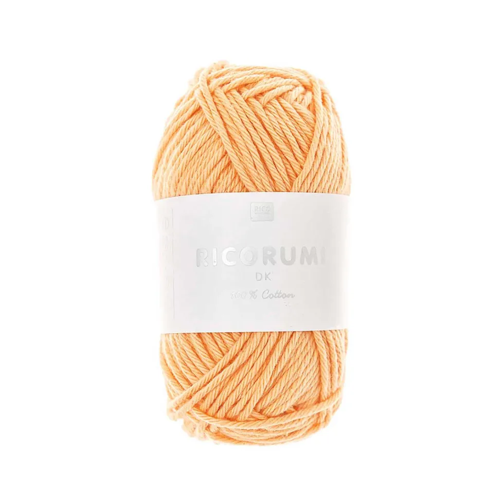 Włóczka bawełniana Ricorumi DK - Rico Design - Apricot, 25 g