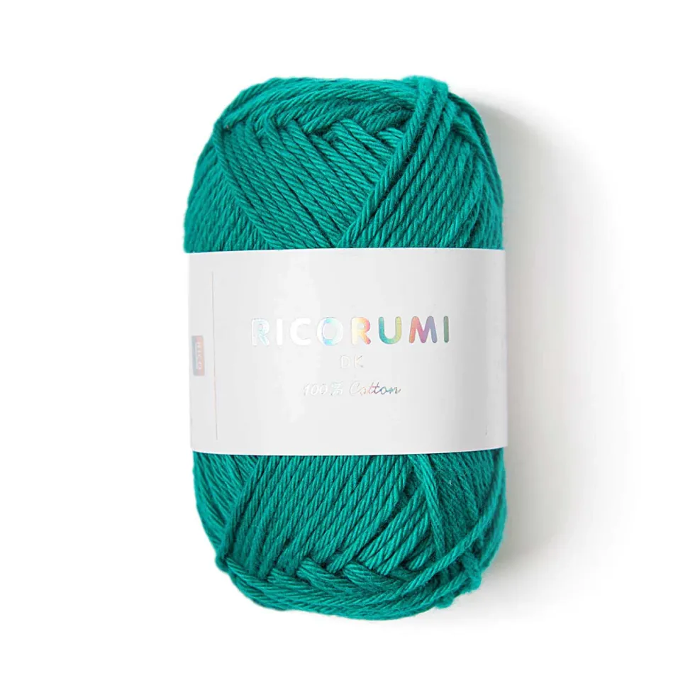 Włóczka bawełniana Ricorumi DK - Rico Design - Emerald, 25 g