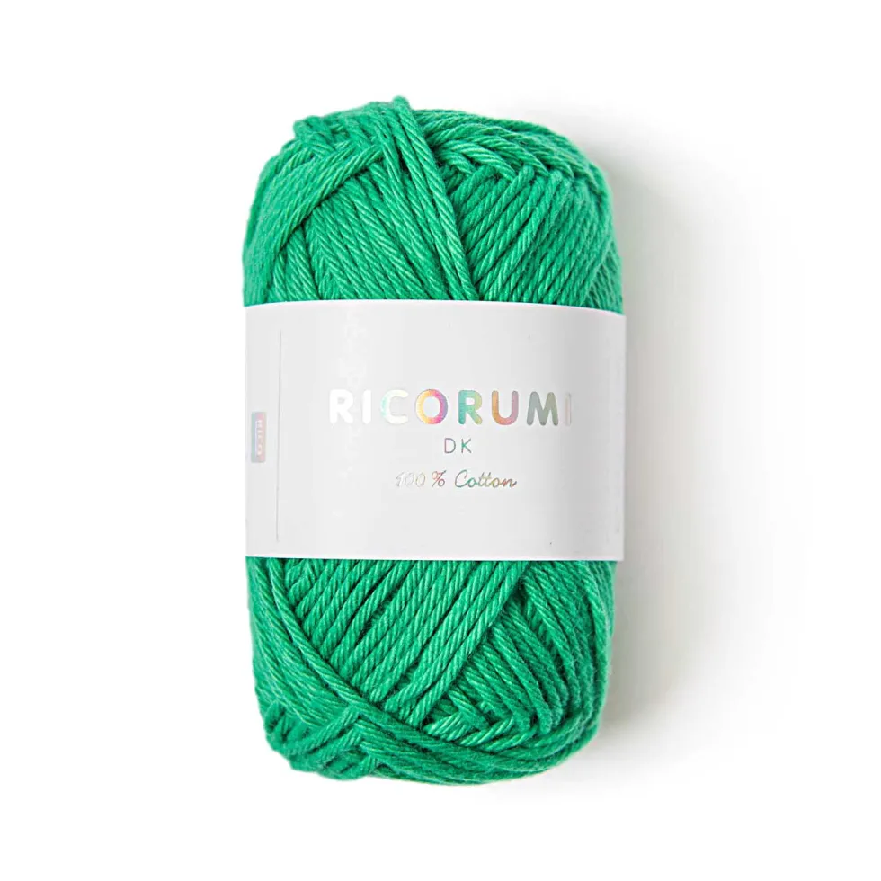 Włóczka bawełniana Ricorumi DK - Rico Design - Grass Green, 25 g