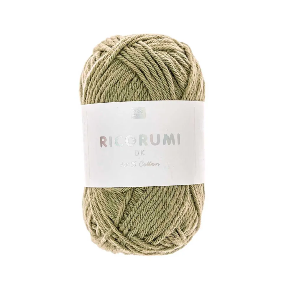 Włóczka bawełniana Ricorumi DK - Rico Design - Khaki, 25 g