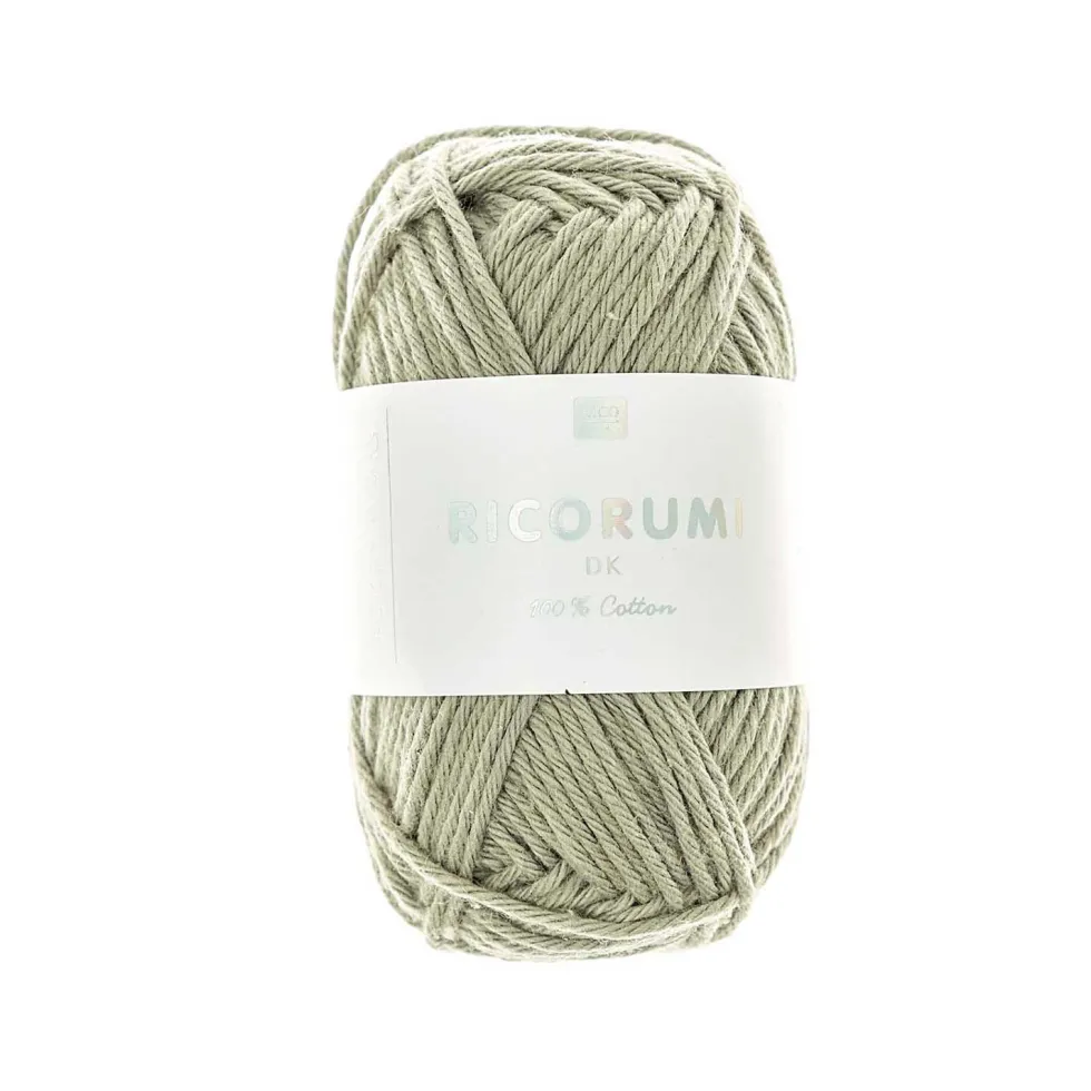 Włóczka bawełniana Ricorumi DK - Rico Design - Marsh Green, 25 g