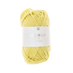 Włóczka bawełniana Ricorumi DK - Rico Design - Pastel Yellow, 25 g