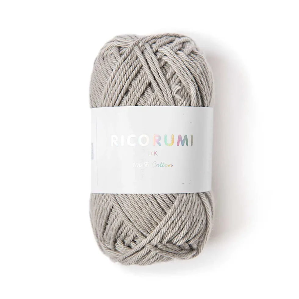 Włóczka bawełniana Ricorumi DK - Rico Design - Pearl Grey, 25 g