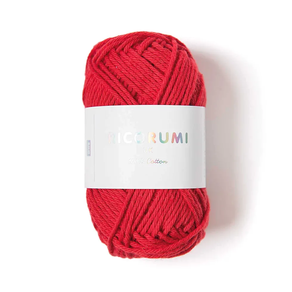 Włóczka bawełniana Ricorumi DK - Rico Design - Red, 25 g