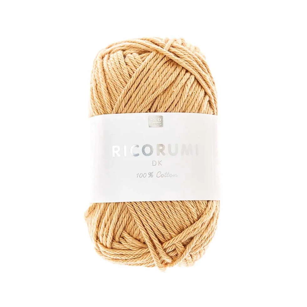 Włóczka bawełniana Ricorumi DK - Rico Design - Sand, 25 g