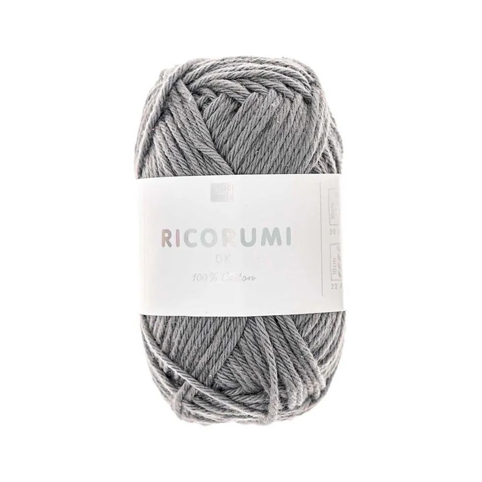 Włóczka bawełniana Ricorumi DK - Rico Design - Slate, 25 g