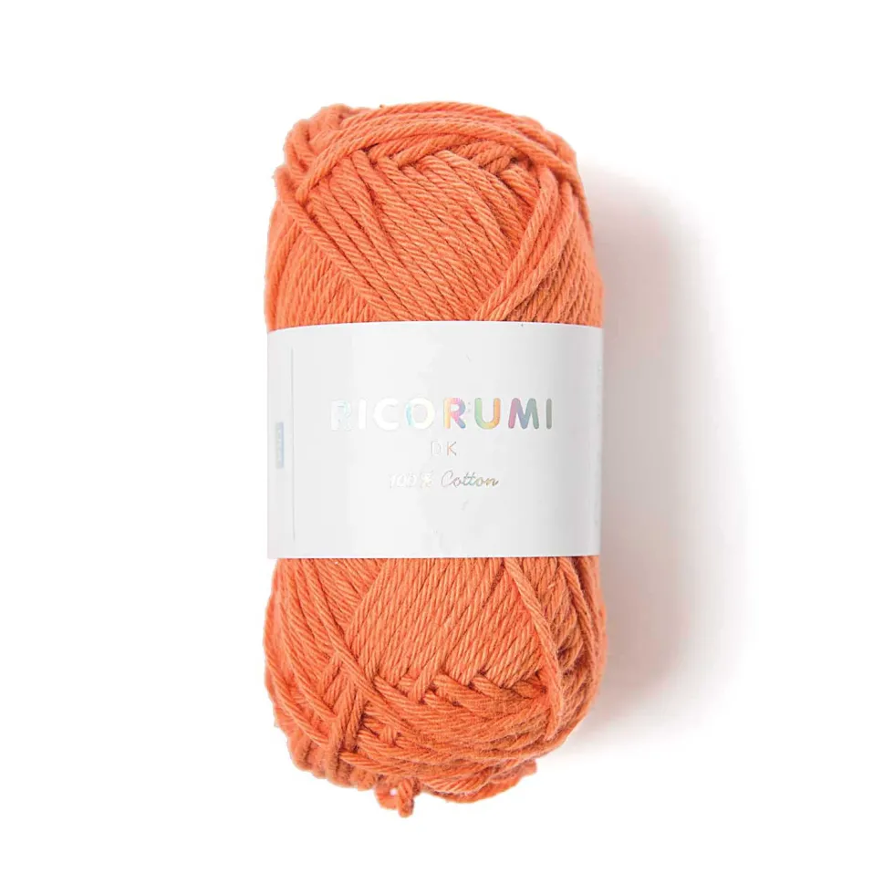 Włóczka bawełniana Ricorumi DK - Rico Design - Smokey Orange, 25 g