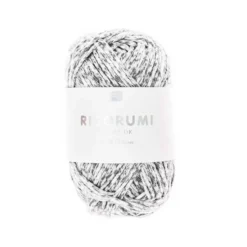 Włóczka bawełniana Ricorumi Spray DK - Rico Design - Grey, 25 g