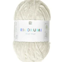 Włóczka szenilowa Ricorumi Nilli Nilli - Rico Design - Cream, 25 g