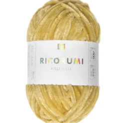 Włóczka szenilowa Ricorumi Nilli Nilli - Rico Design - Mustard, 25 g