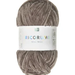 Włóczka szenilowa Ricorumi Nilli Nilli - Rico Design - Nougat, 25 g