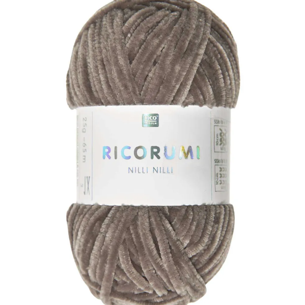 Włóczka szenilowa Ricorumi Nilli Nilli - Rico Design - Nougat, 25 g