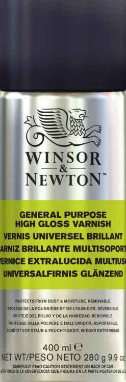 Werniks błyszczący w sprayu General Purpose - Winsor & Newton - 400 ml