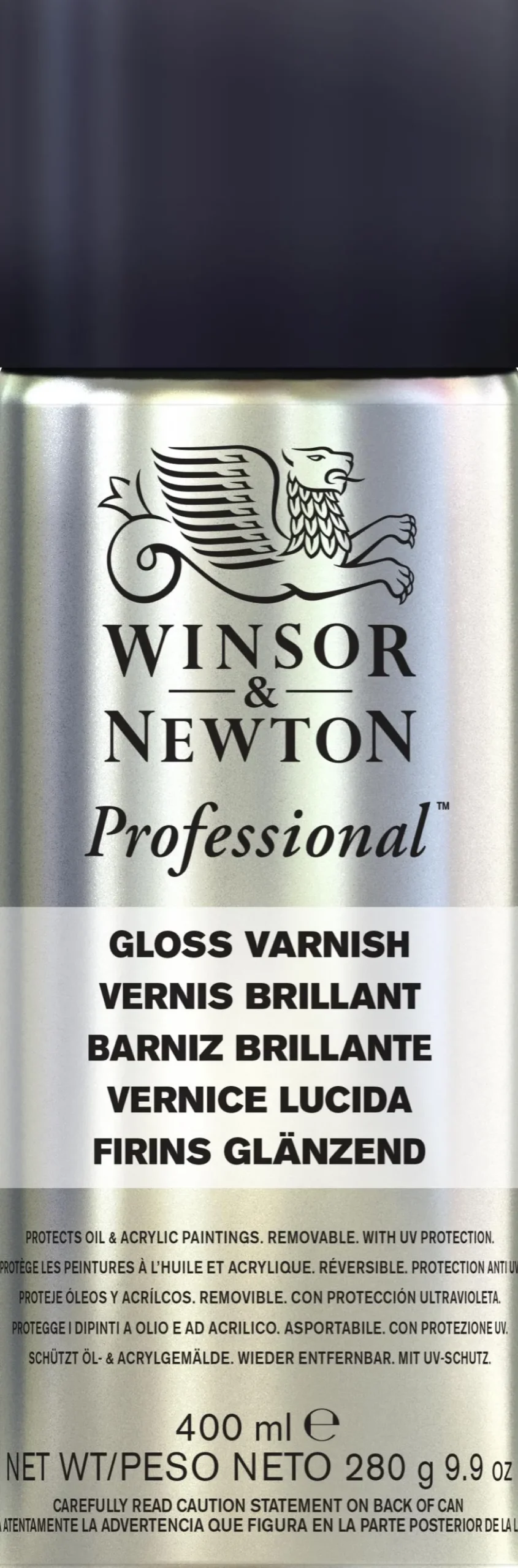 Werniks błyszczący w sprayu Professional - Winsor & Newton - 400 ml