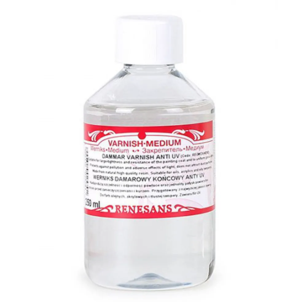 Werniks damarowy końcowy, anty UV - Renesans - 250 ml