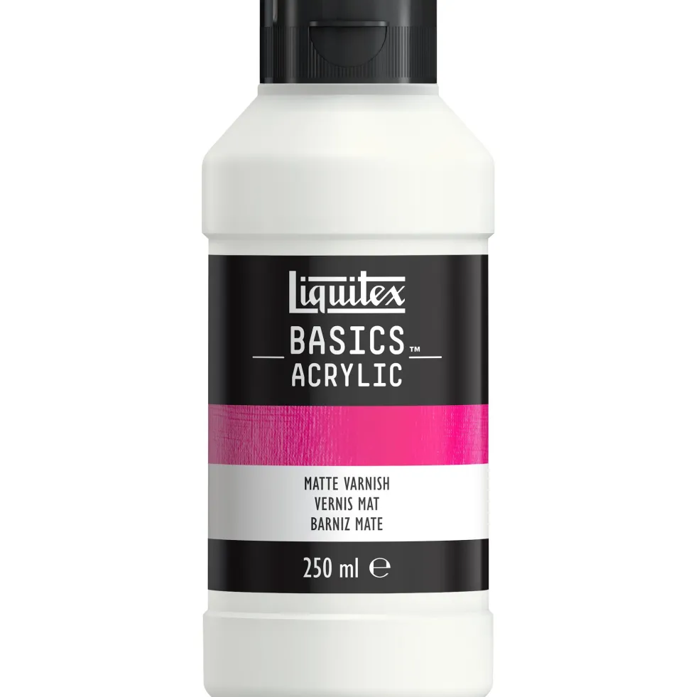 Werniks do farb akrylowych Basics Acrylic - Liquitex - matowy, 250 ml
