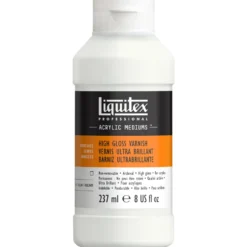 Werniks do farb akrylowych High Gloss - Liquitex - wysoki połysk, 237 ml