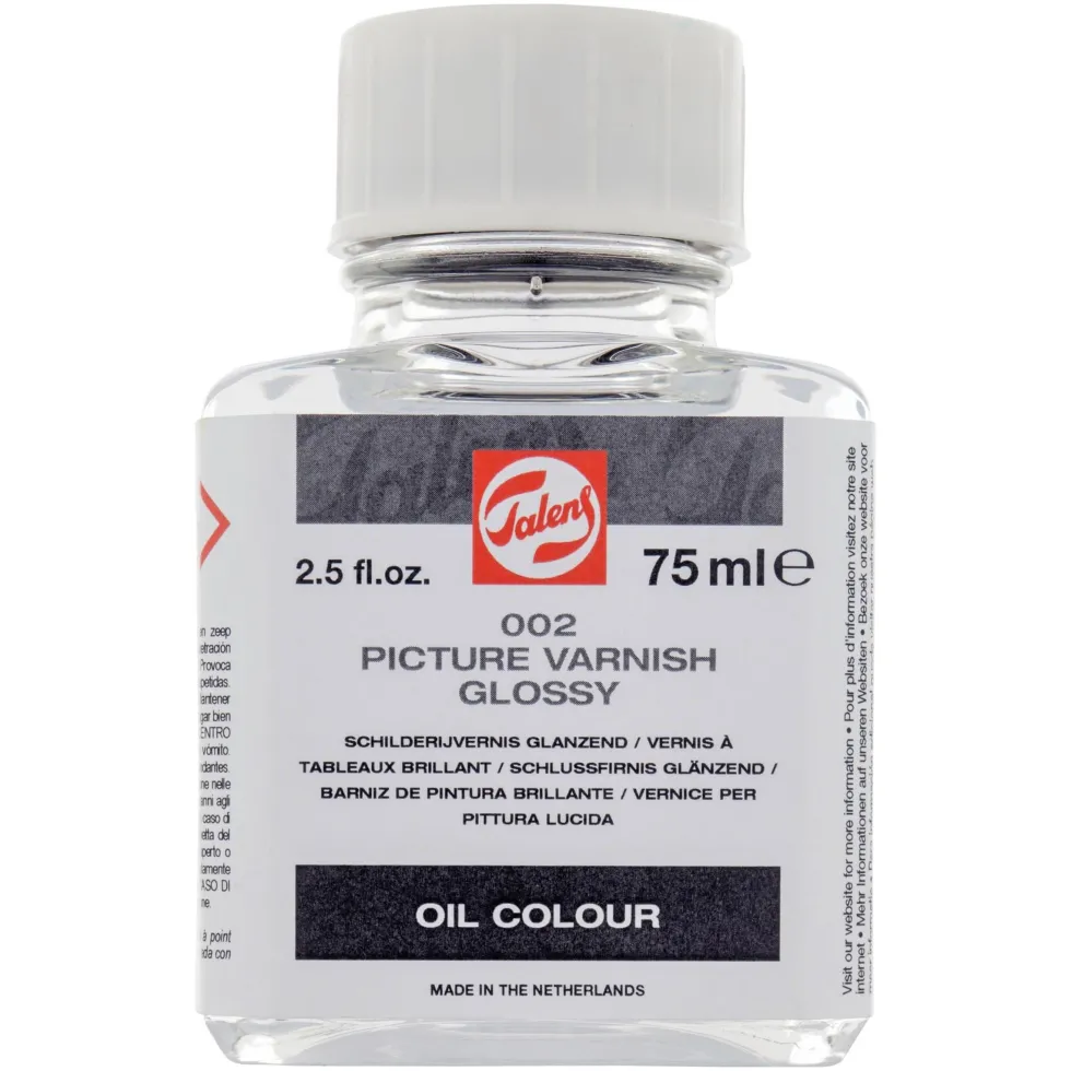 Werniks końcowy do farb olejnych - Talens - błyszczący, 75 ml