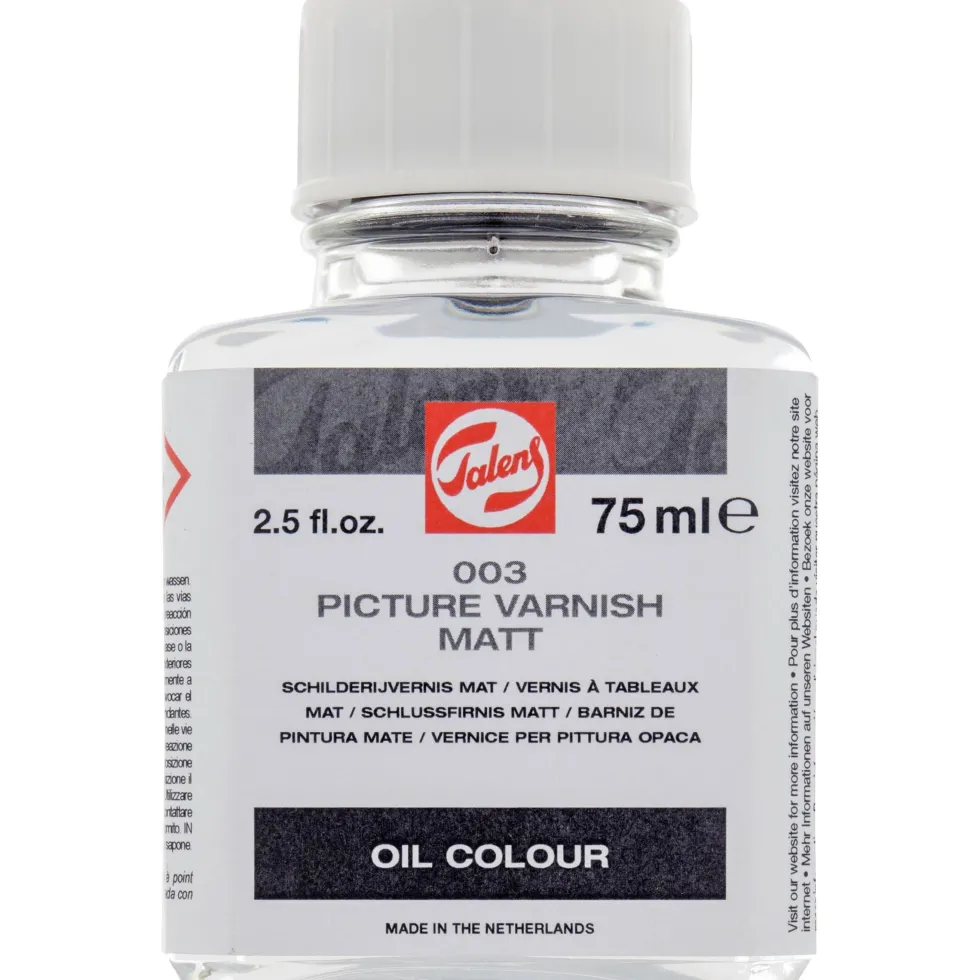 Werniks końcowy do farb olejnych - Talens - matowy, 75 ml