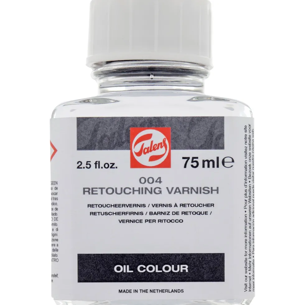 Werniks retuszerski do farb olejnych - Talens - 75 ml