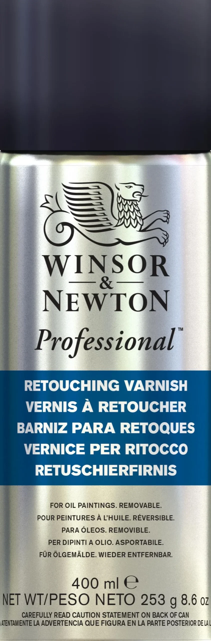 Werniks retuszerski w sprayu Professional - Winsor & Newton, 150 ml